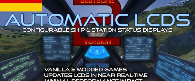 Uncategorized Automatic LCDs 2 German Space Engineers mod