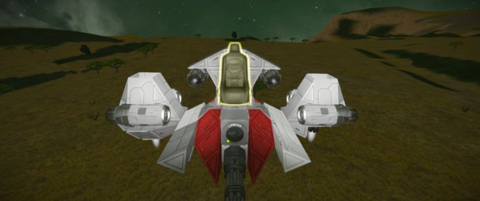 Blueprint Red Drone with seat Space Engineers mod