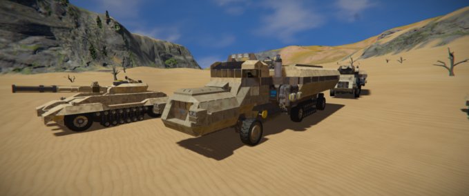 Blueprint Gauntlet Halftrack Transport Space Engineers mod
