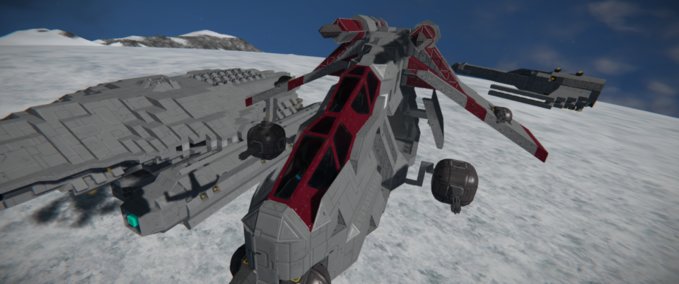 Blueprint LAAT Gun Ship 1on1 Space Engineers mod