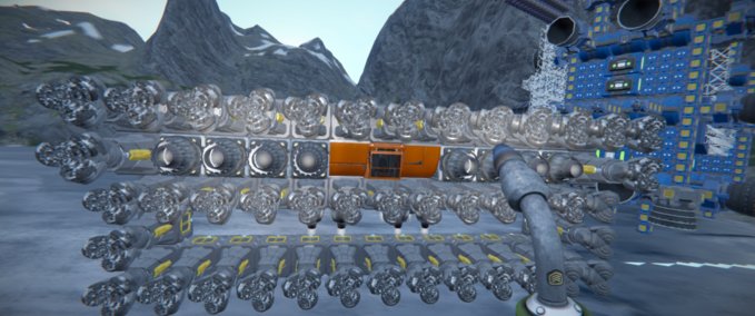 Blueprint NSA DRILL EARTH Space Engineers mod