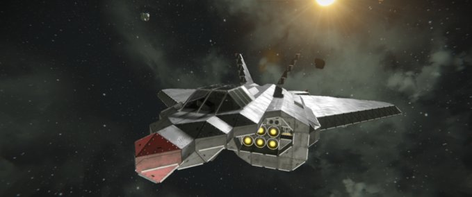 Blueprint F-22 Raptor Space Engineers mod