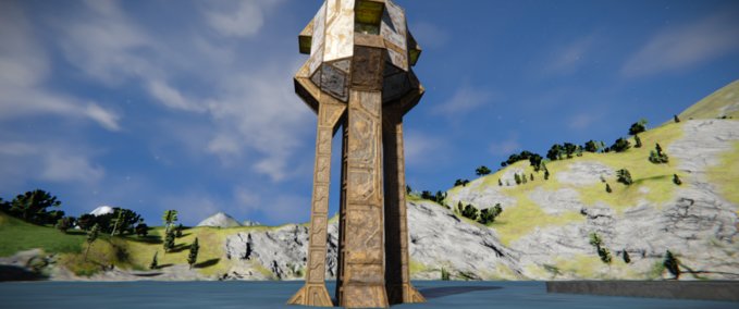 Blueprint Short madmax water tower Space Engineers mod