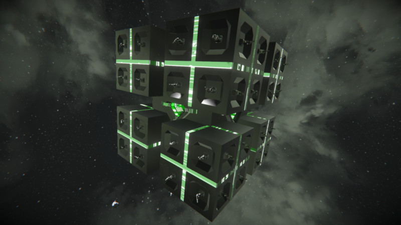 Space Engineers: BORG ARMAGEDDON CUBE v 1.0 Blueprint, Ship, Large_Grid ...