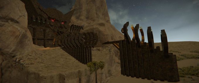 World Hells Gate and the pit Space Engineers mod