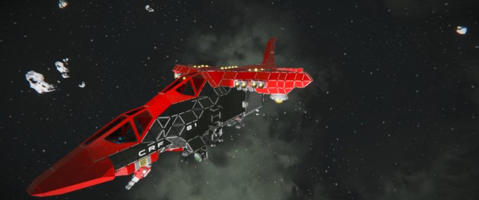 Blueprint Conqueror class gunship Space Engineers mod