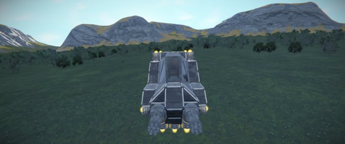 Blueprint T-13 fighter Space Engineers mod