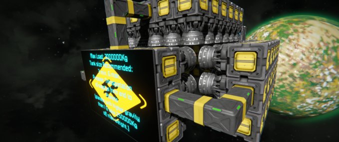 Blueprint Hydro Config for Max Loads Space Engineers mod