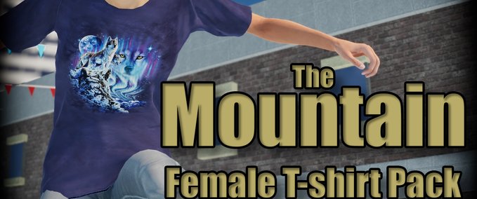 Gear The Mountain Female T-Shirt Mega Pack Skater XL mod
