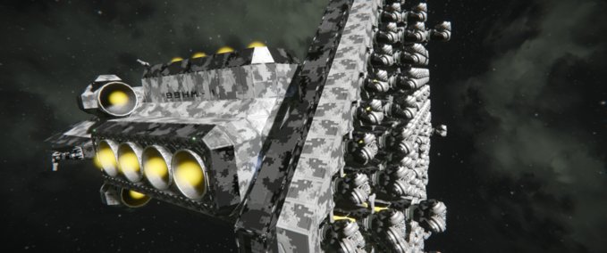 Blueprint BBHM-1 Big Bore Hydrogen Miner Space Engineers mod