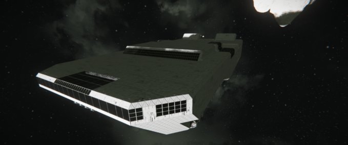 Blueprint Large Transport WIP (~150k pcu) Space Engineers mod