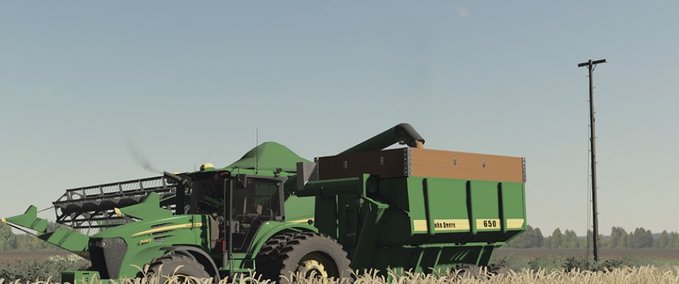 Überladewagen JohnDeere 650 Landwirtschafts Simulator mod