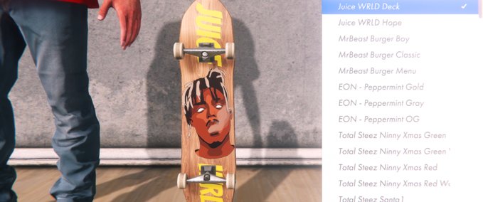 Other Juice wrld deck and griptape Skater XL mod