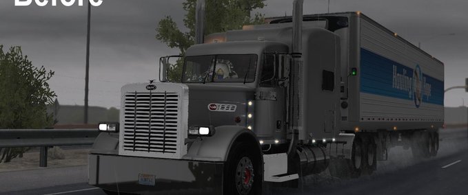 Trucks PETERBILT 389 BY VIPER2 CHROME PART FIX [1.39.X] American Truck Simulator mod