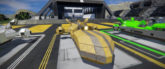 Blueprint Speeder Yellow Space Engineers mod