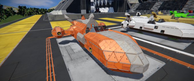 Blueprint Speeder Orange Space Engineers mod