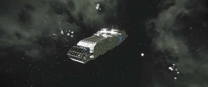 Blueprint rwi class star hanger ship Space Engineers mod