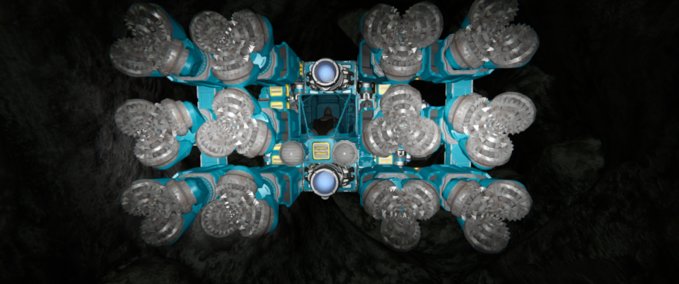 Blueprint Mining ship Space Engineers mod