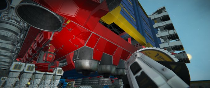 Blueprint Red dragon 4 Space Engineers mod