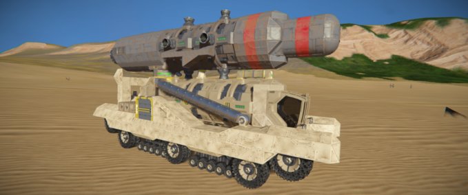Blueprint C.R.O.C. Missile Truck Space Engineers mod