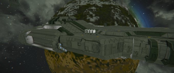 Blueprint I.P.I Sword Class Cruiser Carrier Type B Space Engineers mod