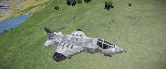 Blueprint Fighter Mk I Space Engineers mod