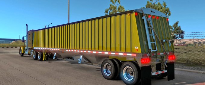 Trailer BESITZBARER JET COMPANY GRAIN HOPPER [1.39.X] American Truck Simulator mod