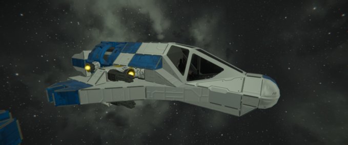 Blueprint Squid-Class Fighter Space Engineers mod