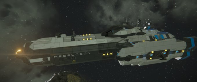 Blueprint Megalodon-Class Space Engineers mod