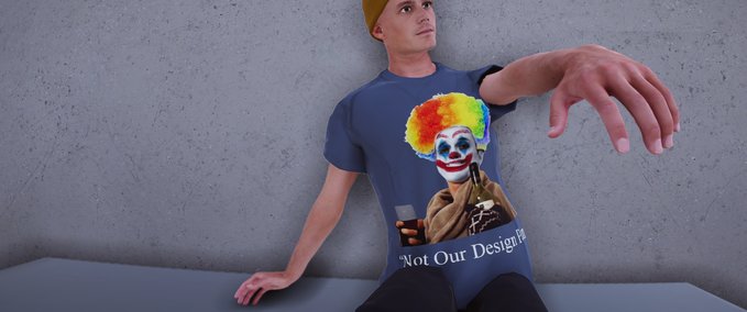Fakeskate Brand Dain Clown Pack Skater XL mod
