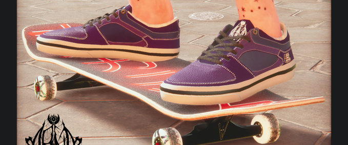 Fakeskate Brand Arnt Shoes - Ulv Jacktheripper Skater XL mod