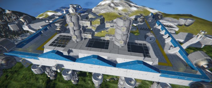 Blueprint EarthEasyStation Space Engineers mod