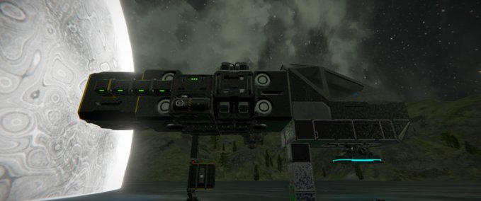Blueprint Dual hydro fighter Space Engineers mod
