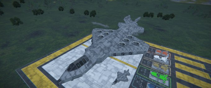 Blueprint Heavy fighter Mk ** Space Engineers mod