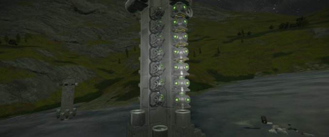 Blueprint Static Grid 1616 Space Engineers mod