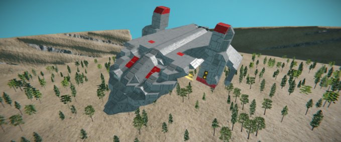 Blueprint Predator ship Space Engineers mod