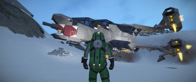 Blueprint Thunderbolt Starfury (Babylon 5) Space Engineers mod