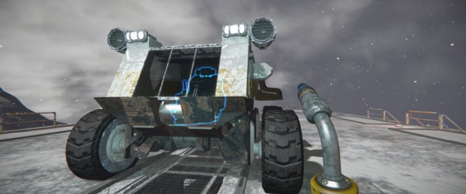 Blueprint Salvage Crew Rover Space Engineers mod