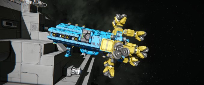 Blueprint Heavy Miner 1 Space Engineers mod