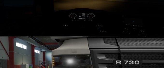 Trucks SCANIA 2009 REALISTISCHE SCHEINWERFER  Eurotruck Simulator mod