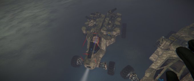 Blueprint ASR-87c Troop Transport Space Engineers mod