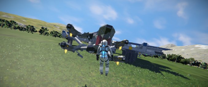 Blueprint Thunderbolt Starfury (Babylon 5) Space Engineers mod