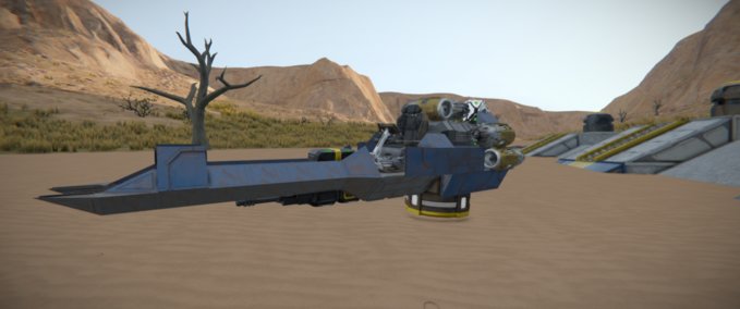 Blueprint Skal-Tek Speeder Space Engineers mod