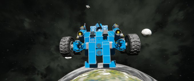 Blueprint T1GB quad droid Space Engineers mod