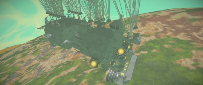 Blueprint Mega fighter 2.0 Space Engineers mod
