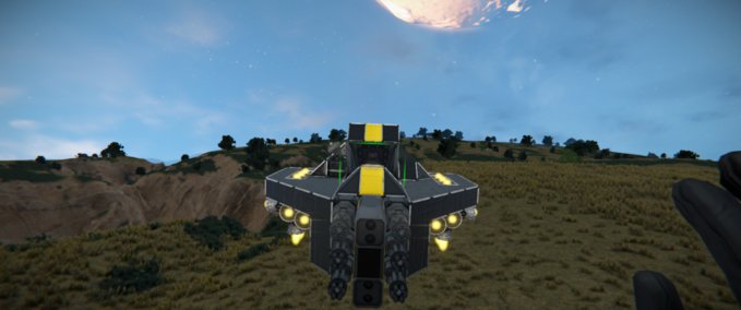 Blueprint Fighter 1 V4 Space Engineers mod
