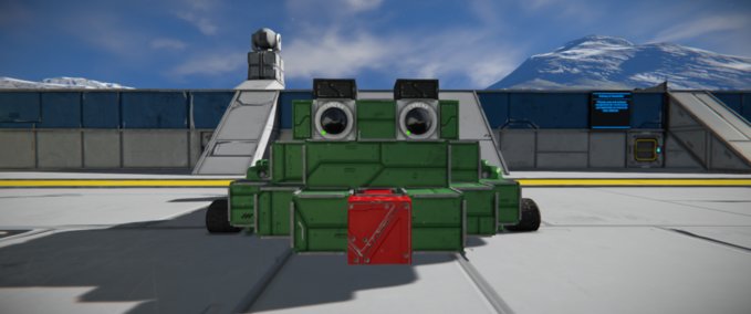 Blueprint Batlle bot frog Space Engineers mod