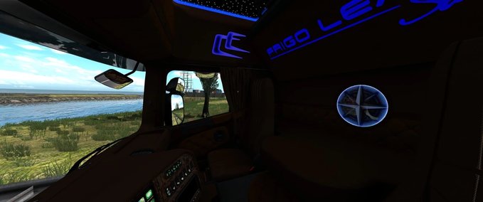 Trucks Scania RJL Interior Frigo Leader Sarantos Style [1.39] Eurotruck Simulator mod