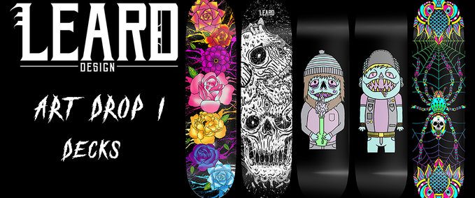 Gear Leard Design "ART DROP 1" Skater XL mod