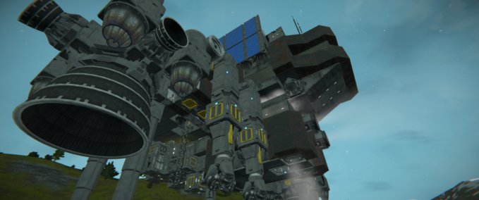 Blueprint Pirate Ore Handling Facility Space Engineers mod
